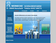 Tablet Screenshot of fewernecke.de